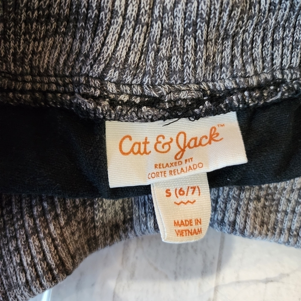 Cat & Jack Black pull on cargo shorts Size S (6/7) - Picture 4 of 5